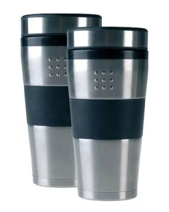 BergHOFF Orion Set Of Two 16oz Travel Mugs Home