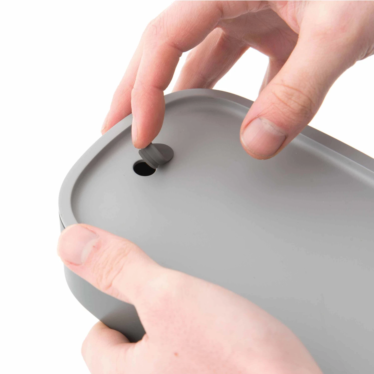 BergHOFF Leo 3Pc 1.7Qt Dual Bento Box Set With Strap, Gray & Mint 6 BergHOFF Leo 3Pc 1.7Qt Dual Bento Box Set With Strap, Gray & Mint - Image 4