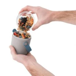 BergHOFF Leo 2Pc Dual Lunch Box Kit, Pink & Grey And Blue & Grey -BergHOFF Shop 3950148 2