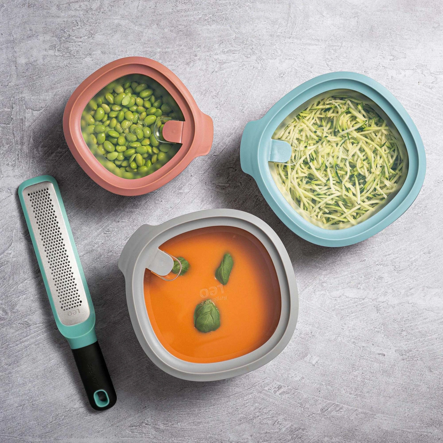 BergHOFF Leo To Go 3-pc Covered Bowl Set 5 BergHOFF Leo To Go 3-pc Covered Bowl Set - Image 3