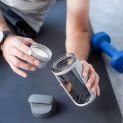 BergHOFF Leo To Go Shaker Bottle With Powder Compartment 16.9oz -BergHOFF Shop 3950227 5