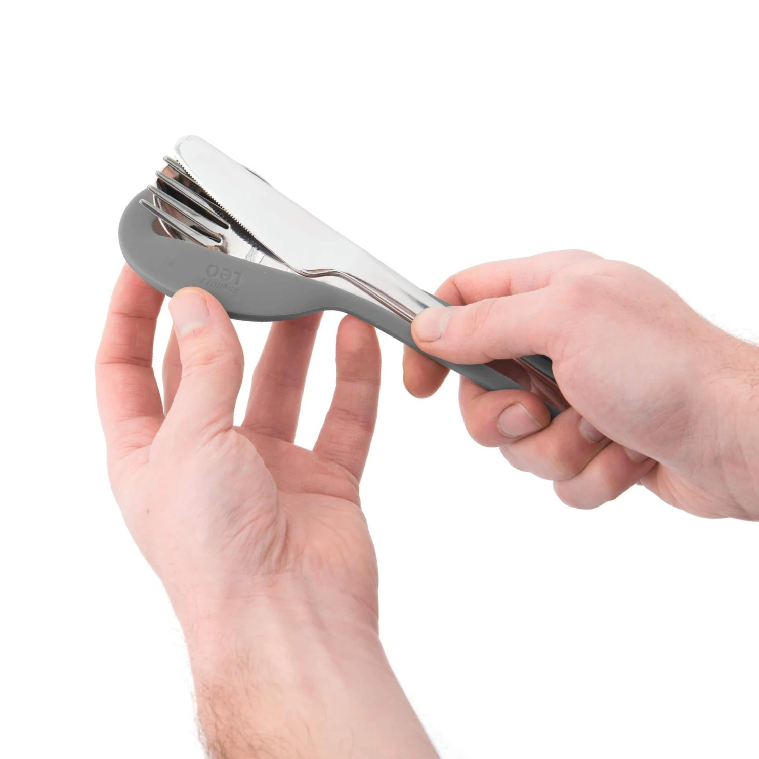 BergHOFF Leo 4Pc SS Travel Flatware Set, Grey 4 BergHOFF Leo 4Pc SS Travel Flatware Set, Grey - Image 2