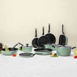 BergHOFF LEO Non-stick Aluminum Frying Pan 8", Sage -BergHOFF Shop 3950306 8