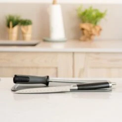 BergHOFF Graphite Stainless Steel Knife Sharpener 8.5" -BergHOFF Shop 3950369 04 8d13cf88 b412 4fed be0c afa970b7fc13