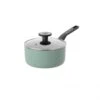 BergHOFF LEO Non-stick Aluminum Saucepan 7", 2qt. With Glass Lid, Sage