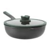 BergHOFF Forest Non-stick Cast Aluminum Wok Pan 11", 4.6qt. With Glass Lid -BergHOFF Shop 3950379