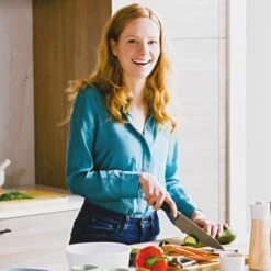 BergHOFF Balance Non-stick Stainless Steel 6Pc Knife Block Set, Green -BergHOFF Shop 3950532 11