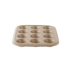 BergHOFF Balance Non-stick Carbon Steel 12-cup Cupcake Pan 2.5"