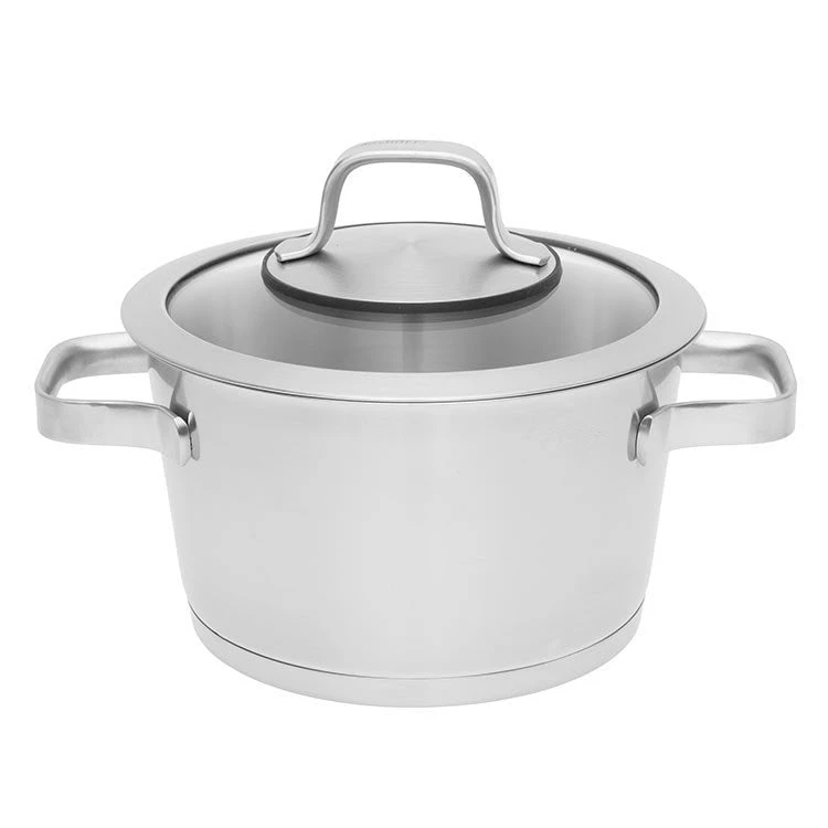 BergHOFF Manhattan 3.2-Quart 8" 18/10 Stainless Steel Covered Casserole Dish 3 BergHOFF Manhattan 3.2-Quart 8" 18/10 Stainless Steel Covered Casserole Dish
