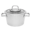 BergHOFF Manhattan 2.5-Quart 7" 18/10 Stainless Steel Covered Casserole Dish -BergHOFF Shop 761548