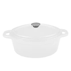 BergHOFF Neo 8-Quart Cast Iron Oval Covered Casserole Dish