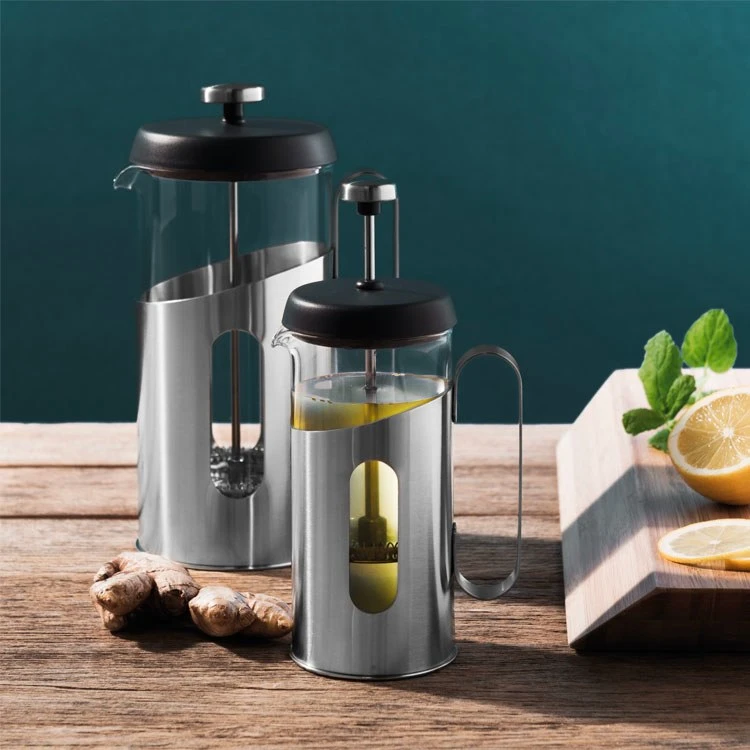 BergHOFF Essentials 0.85-Quart Stainless Steel Coffee And Tea French Press 4 BergHOFF Essentials 0.85-Quart Stainless Steel Coffee And Tea French Press - Image 2