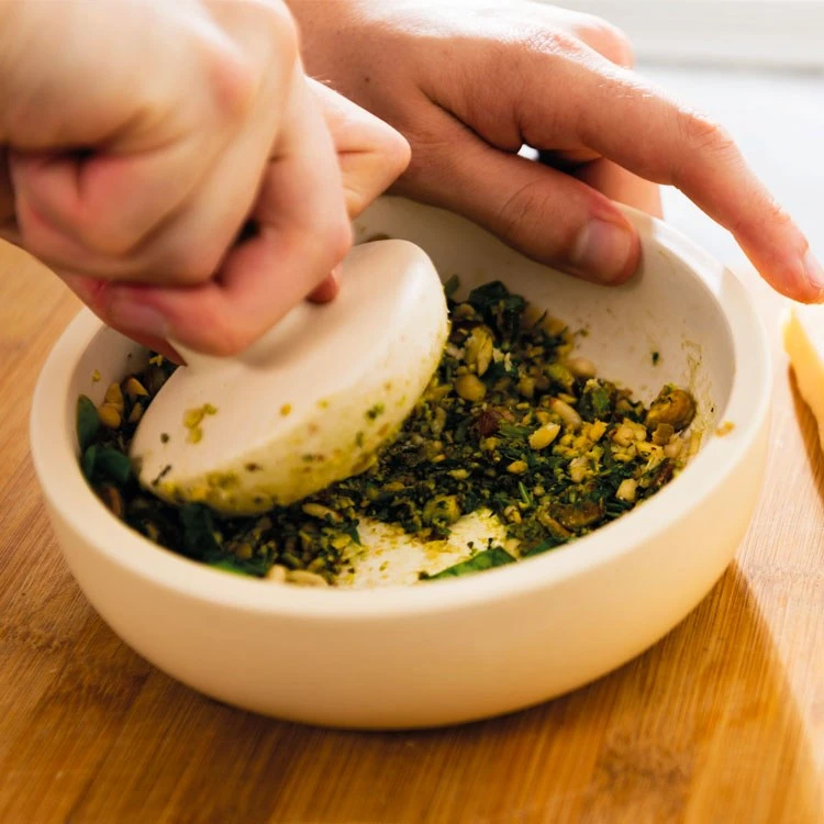 BergHOFF Leo 6.75" Stoneware Mortar And Pestle Set 4 BergHOFF Leo 6.75" Stoneware Mortar And Pestle Set - Image 2