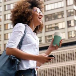 BergHOFF Leo 11.16 Oz Porcelain Travel Mug -BergHOFF Shop 763538 2