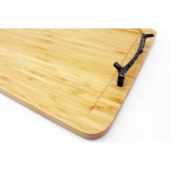 BergHOFF 8" Bamboo Tray With Wrought Iron Handles -BergHOFF Shop 763768 2