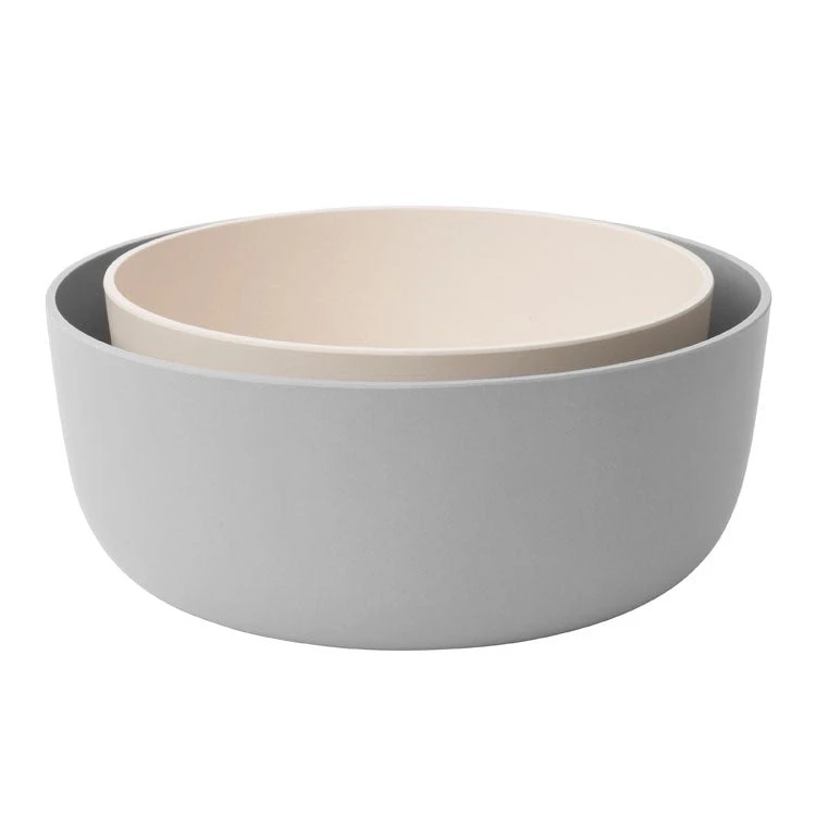 BergHOFF Leo Bamboo Serving Bowls Two-Piece Set 4 BergHOFF Leo Bamboo Serving Bowls Two-Piece Set - Image 2