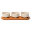 BergHOFF Leo 0.29-Quart Bowl Set With Bamboo Tray Three-Piece Set -BergHOFF Shop 763835