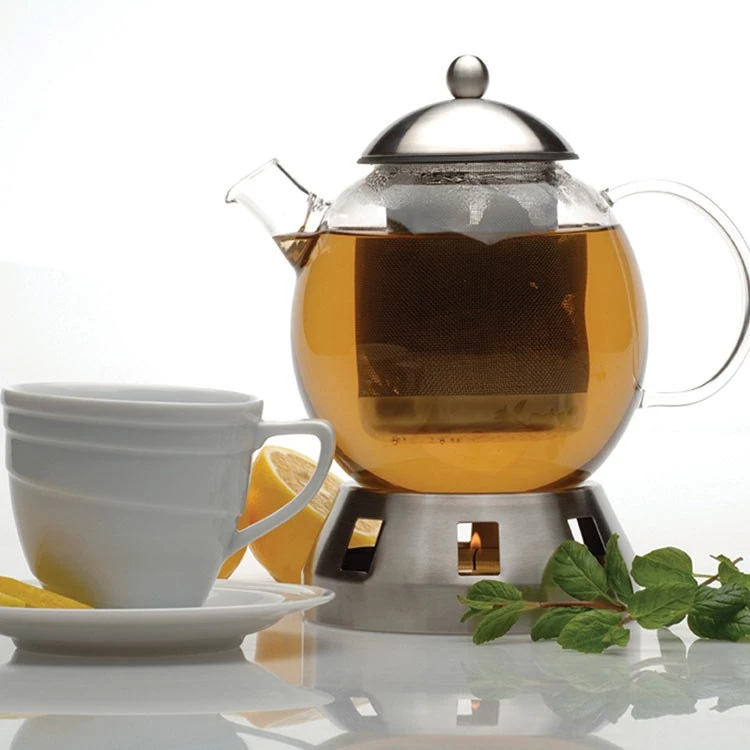 BergHOFF Dorado Essentials 44 Oz Glass Teapot Four-Piece Set 4 BergHOFF Dorado Essentials 44 Oz Glass Teapot Four-Piece Set - Image 2