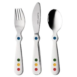 BergHOFF Ralph Kramer Circus 18/10 Stainless Steel Children's Three-Piece Flatware Set
