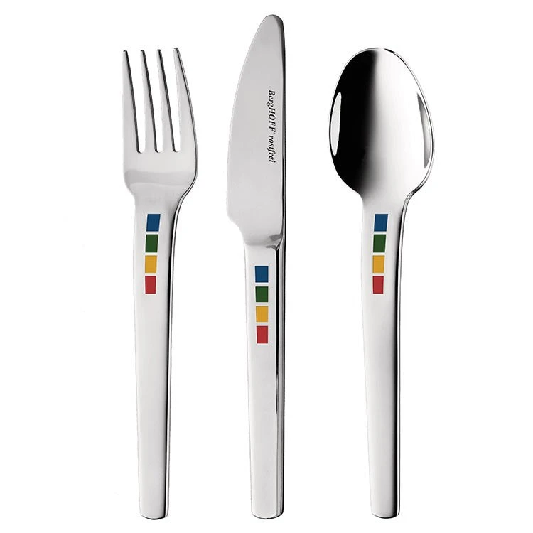 BergHOFF Ralph Kramer Swipswap 18/10 Stainless Steel Children's Three-Piece Flatware Set 3 BergHOFF Ralph Kramer Swipswap 18/10 Stainless Steel Children's Three-Piece Flatware Set