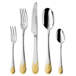 BergHOFF Ralph Kramer Waterfall 18/10 Stainless Steel 30-Piece Flatware Set