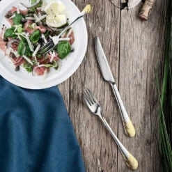 BergHOFF Ralph Kramer Waterfall 18/10 Stainless Steel 72-Piece Flatware Set -BergHOFF Shop 764105 2