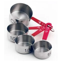 BergHOFF Stainless Steel Measuring Cups Four-Piece Set