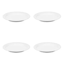 BergHOFF Essentials Hotel 10.25" Porcelain Round Plates Set Of 4