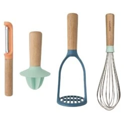 BergHOFF Leo Kitchen Gadgets With Wood Handles Four-Piece Set