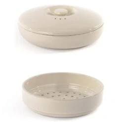 BergHOFF Ron Stoneware Steam Tower Insert And Covered Bowl Two-Piece Set