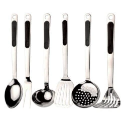 BergHOFF CooknCo Stainless Steel Kitchen Utensils Seven-Piece Set
