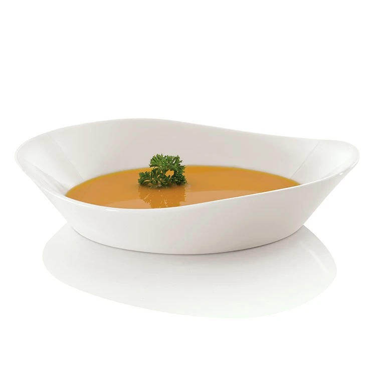 BergHOFF Eclipse Porcelain 8" Pasta Plates Set Of 4 4 BergHOFF Eclipse Porcelain 8" Pasta Plates Set Of 4 - Image 2