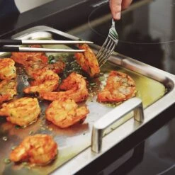 BergHOFF Ron 13.75" 18/10 Stainless Steel Five-Ply Teppanyaki Plate -BergHOFF Shop 764197 2