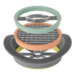 BergHOFF Leo 7" Stainless Steel All-in-One Slicer Four-Piece Set