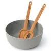 BergHOFF Leo Bamboo Salad Bowl Three-Piece Set With Servers -BergHOFF Shop 764207
