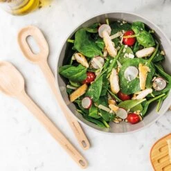 BergHOFF Leo Bamboo Salad Bowl Three-Piece Set With Servers -BergHOFF Shop 764207 4