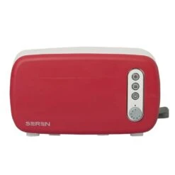 BergHOFF Seren Two-Piece Side-Loading Toaster With Removable Red Panel
