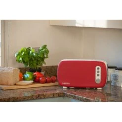 BergHOFF Seren Two-Piece Side-Loading Toaster With Removable Red Panel -BergHOFF Shop 764429 4