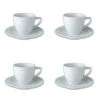 BergHOFF Essentials Hotel 8.6 Oz Porcelain Teacup And Saucers Set Of 4 1 BergHOFF Essentials Hotel 8.6 Oz Porcelain Teacup And Saucers Set Of 4 -BergHOFF Shop 764431