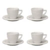 BergHOFF Essentials Hotel 4 Oz Porcelain Cup And Saucers Set Of 4 1 BergHOFF Essentials Hotel 4 Oz Porcelain Cup And Saucers Set Of 4 -BergHOFF Shop 764433