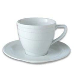 BergHOFF Essentials Hotel 4 Oz Porcelain Cup And Saucer