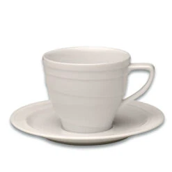 BergHOFF Essentials Hotel 6 Oz Porcelain Coffee Cup And Saucer