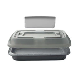 BergHOFF GEM 13" Covered Cake Pan Gray With Carry Lid And Slicing Tool 9 BergHOFF GEM 13" Covered Cake Pan Gray With Carry Lid And Slicing Tool -BergHOFF Shop 8500030 3 45b60b89 5802 49ad 800a 5ad496155659