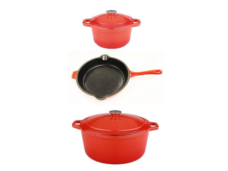 BergHOFF Neo Stockpot Set 5pc Orange 3 BergHOFF Neo Stockpot Set 5pc Orange