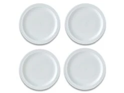 BergHOFF Essentials 8.5" Porcelain Round Plates, Set Of 4