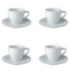 BergHOFF Essentials 8.6oz Porcelain Teacup & Saucers, Set Of 4 1 BergHOFF Essentials 8.6oz Porcelain Teacup & Saucers, Set Of 4 -BergHOFF Shop BergHOFF 2212796 1