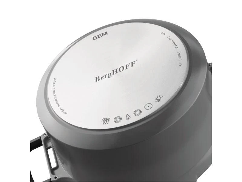 BergHOFF GEM 11" Stay-Cool Covered Sauté Pan 4.9 Qt, Grey 5 BergHOFF GEM 11" Stay-Cool Covered Sauté Pan 4.9 Qt, Grey - Image 3