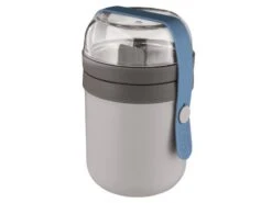 BergHOFF Leo 0.5qt Dual Lunch Pot, Grey & Blue