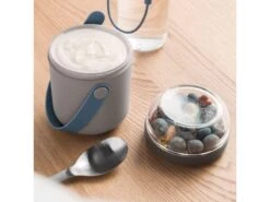 BergHOFF Leo 0.5qt Dual Lunch Pot, Grey & Blue -BergHOFF Shop BergHOFF 3950148 3