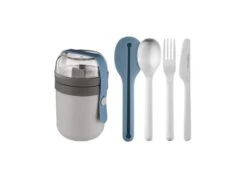 BergHOFF Leo To-Go Set, Grey And Blue